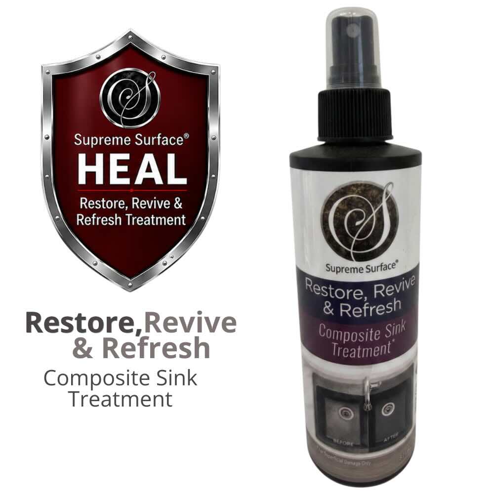 Supreme Surface® HEAL Restore, Revive & Refresh — Composite Sink Treatment